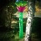 In the Breeze Bright Green 38-inch Lotus Flower Windsock, Outdoor Floral Decoration, 5202